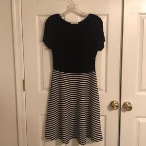 Black and White Dress